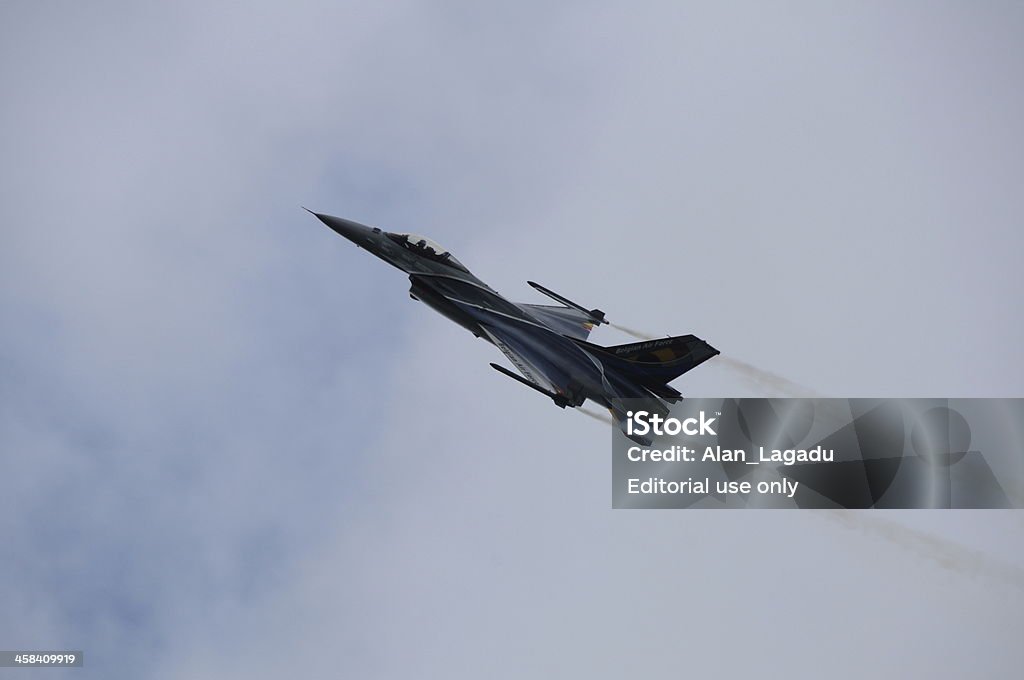 F16 jet, U. K. - Royalty-free Avião de Combate Foto de stock