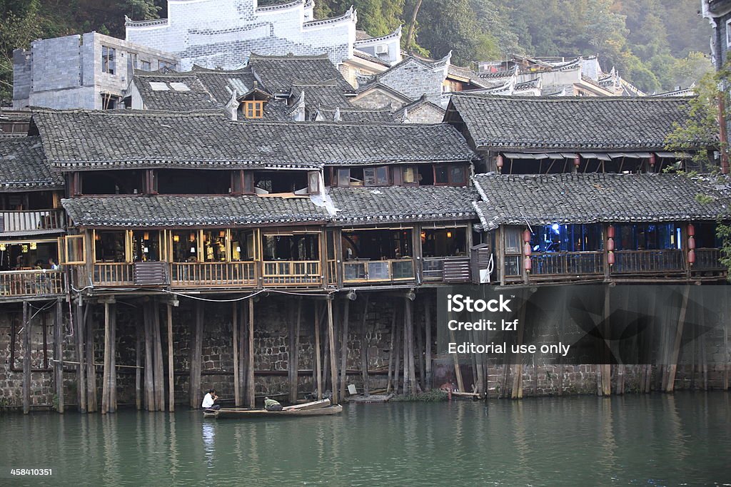 Città vecchia di fenghuang, Cina - Foto stock royalty-free di Acqua