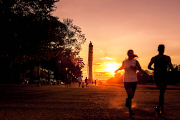 The Washington Monument by twilight, Washington DC