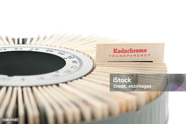 Projetor De Slide In De Kodachrome Transparência - Fotografias de stock e mais imagens de Antigo - Antigo, Editorial, Figura para recortar