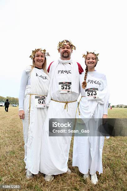 Three Participants Excited Before Mud Run 2013 Stock Photo - Download Image Now - Arkansas, Charity and Relief Work, Cheerful