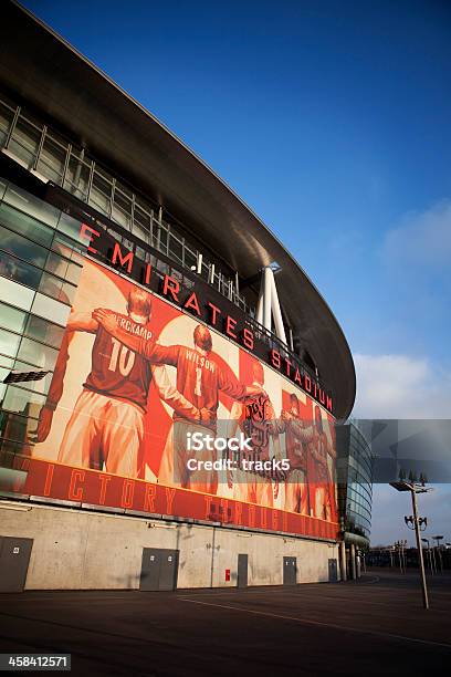 Emirates Stadium North London Stock Photo - Download Image Now - Arsenal F.C., Architecture, Art Product
