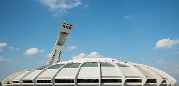 Montreal, Canada - October 01, 2013: Olympic Stadium, located in Montreal, constructed for the 1976 Summer Olympics.