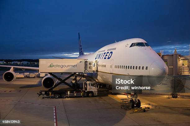 United Airlines Боинг 747400 — стоковые фотографии и другие картинки Boeing - Boeing, United Airlines, Американская культура