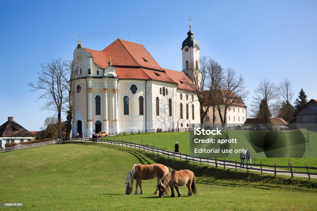 Peregrinación Iglesia De Wies Foto de stock y más banco de imágenes de  Alemania - Alemania, Azul, Baviera - iStock