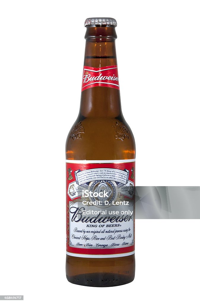 Botella de cerveza Budweiser - Foto de stock de Budweiser libre de derechos