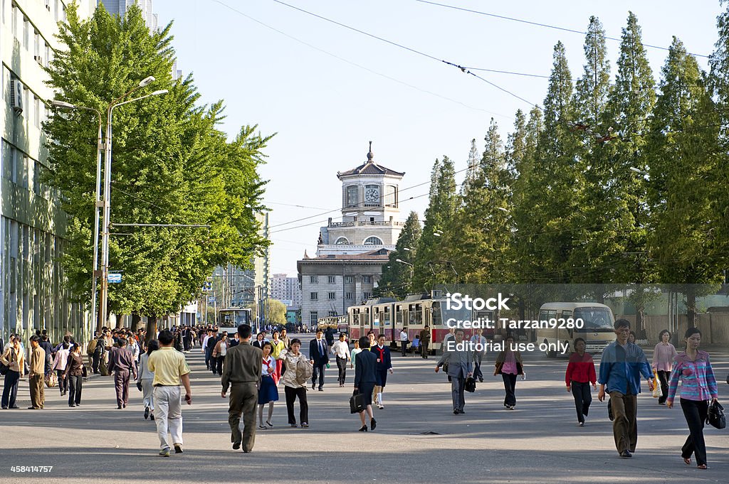 La rue, à Pyongyang - Photo de Corée du Nord libre de droits