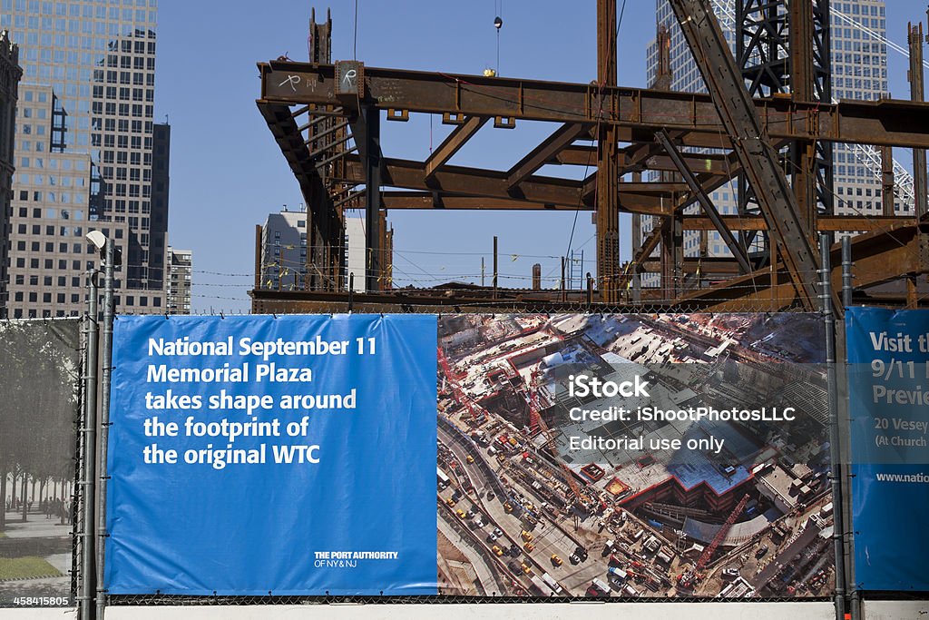 World Trade Center Reconstruction New York City, New York, USA - March, 21st 2010: The Rebuilding process of the World Trade Center in the financial district in lower Manhattan. Building Exterior Stock Photo