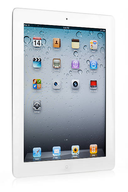 color de apple ipad 2 - apple com fotografías e imágenes de stock