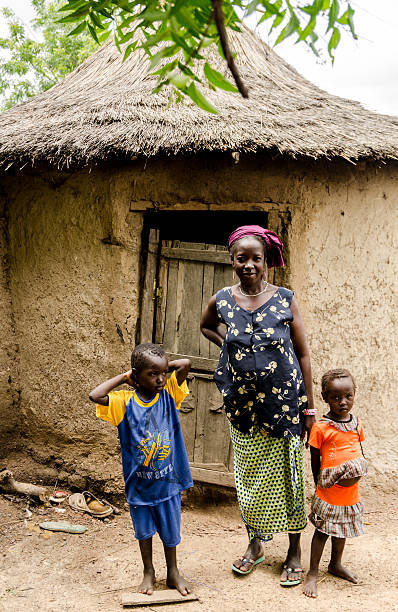 stolze afrikanische frau (bamako, mali) - dogon tribe stock-fotos und bilder