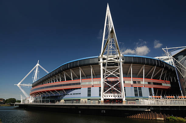 Millenium Stadium, Wales stock photo