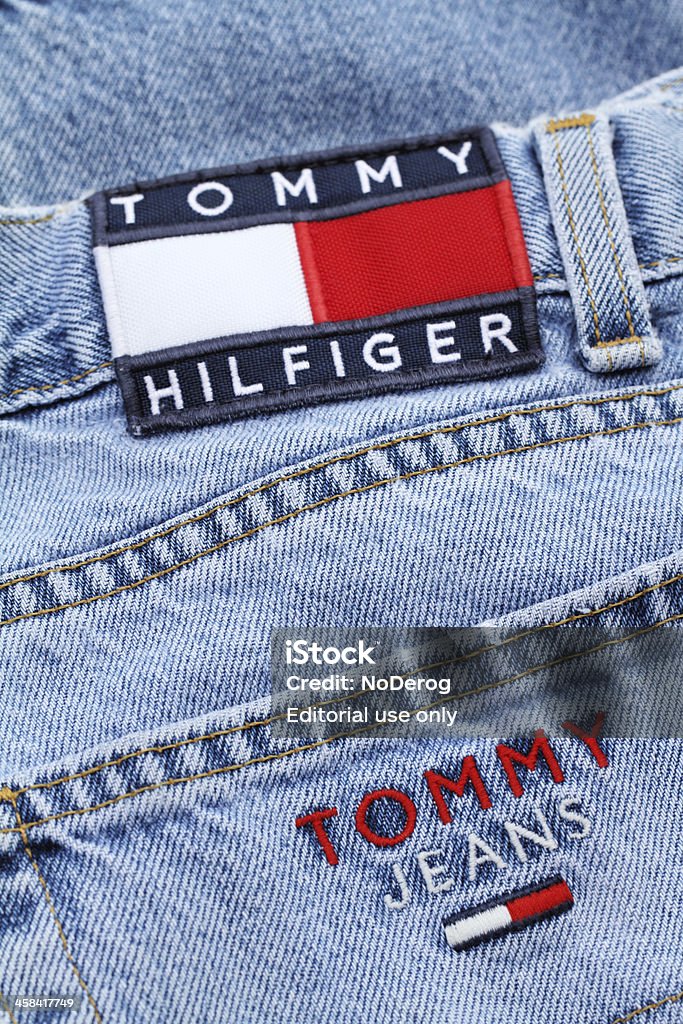 Uithoudingsvermogen Mainstream drijvend Tommy Hilfiger Jeans Stock Photo - Download Image Now - Clothing, Blue,  Brand Name - iStock