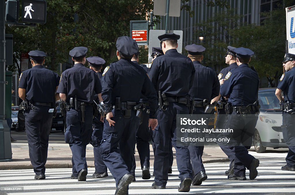 中 NYPD オフィサーズ国連アセンブリ、ニューヨーク市のイベント - 警察のロイヤリティフリーストックフォト