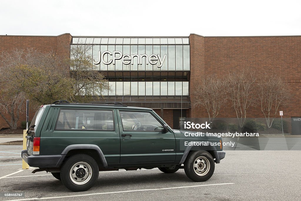 JC Penney Virginia Beach, USA - March 4, 2011: J.C. Penney Company, Inc. is a chain of American mid-range department stores based in Plano, Texas.  The company operates 1,107 department stores in all 50 U.S. states and Puerto Rico. Billboard Stock Photo