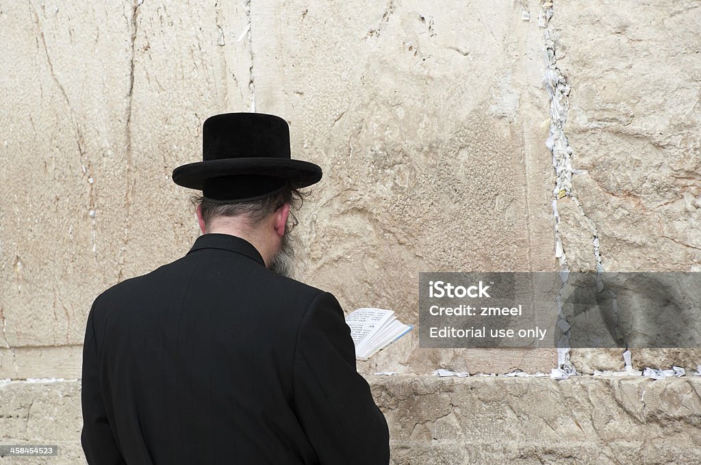 Klagemauer Beten - Lizenzfrei Beten Stock-Foto