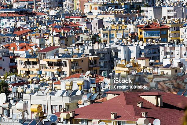 Hintergrund Für Eine Urbanisierungsolar Energy Stockfoto und mehr Bilder von Slum - Slum, 25-Cent-Stück, Alanya