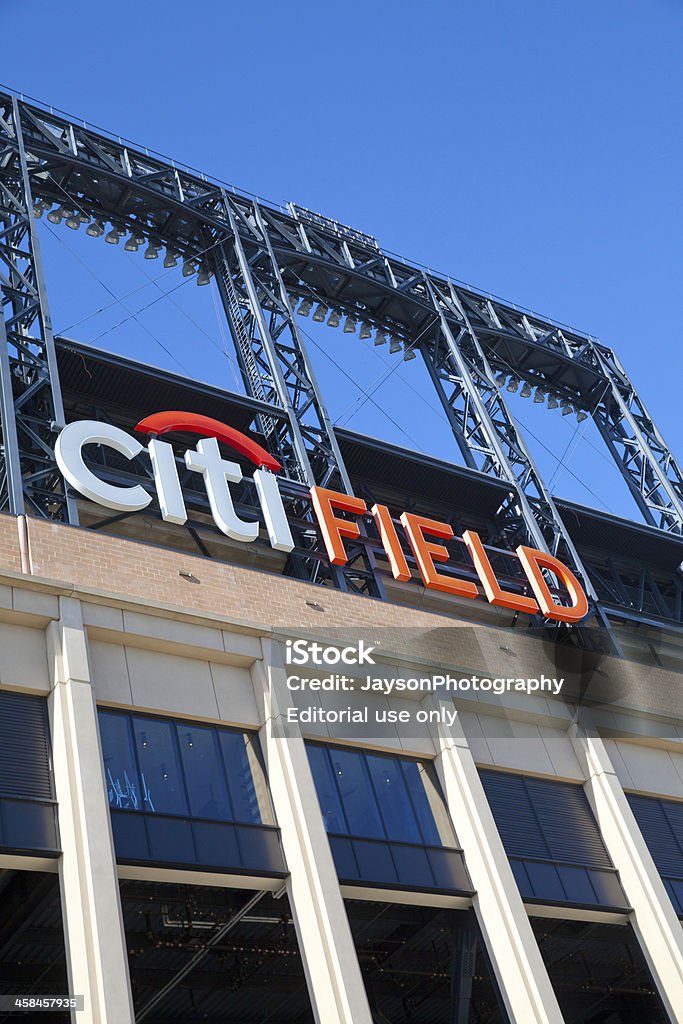 Citi Field stadium w Nowym Jorku - Zbiór zdjęć royalty-free (Baseball)