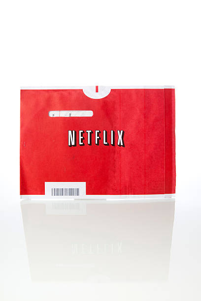 netflix briefumschlag - dvd stock-fotos und bilder