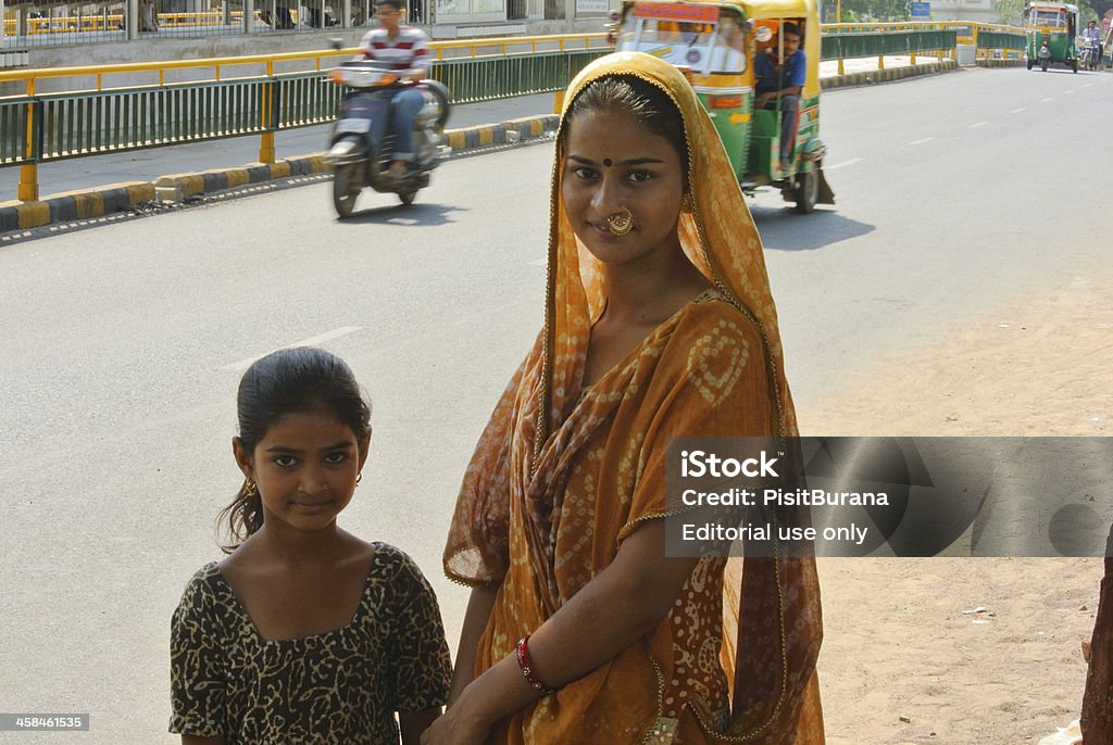 Young Guyaratí sisters - Foto de stock de Anticuado libre de derechos