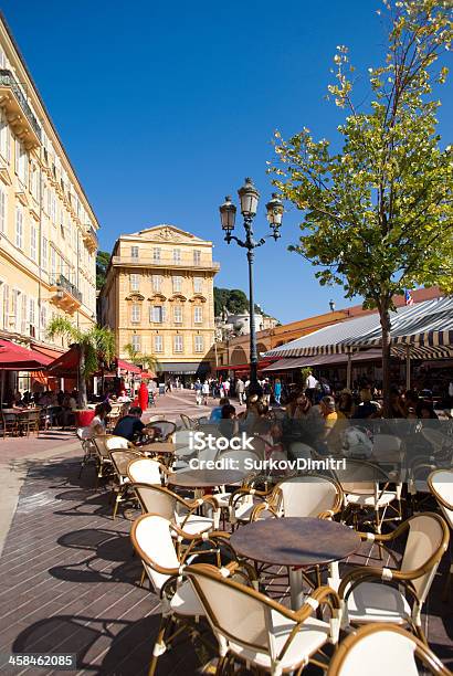 Cours Saleya En Niza Francia Foto de stock y más banco de imágenes de Niza - Niza, Paseo Saleya, Aire libre