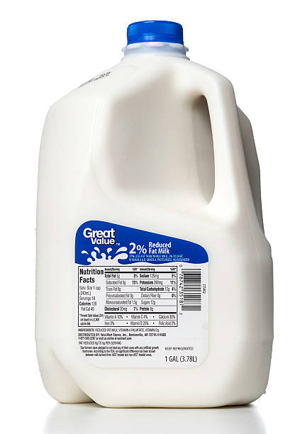 grande valor 2% de gordura reduzido leite galão - publix imagens e fotografias de stock