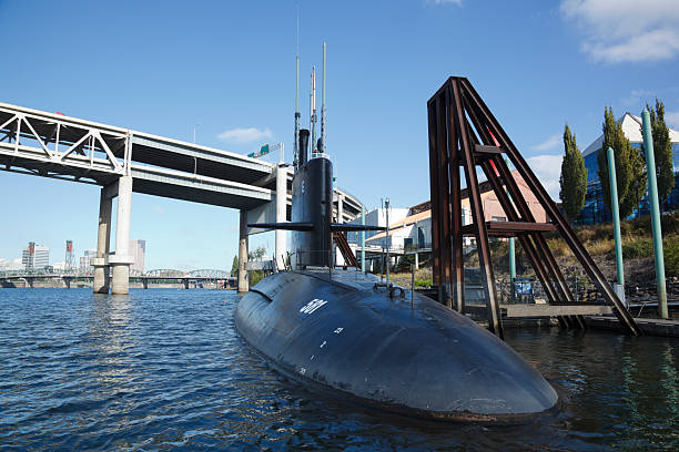 blueback подводная лодка - submarine navy usa military стоковые фото и изображения