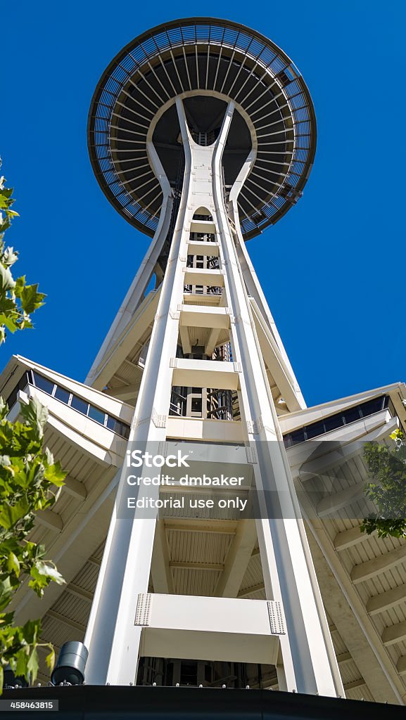 The Space Needle, Seattle, Waszyngton, USA - Zbiór zdjęć royalty-free (Architektura)