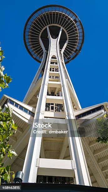 The Space Needle Seattle Waszyngton Usa - zdjęcia stockowe i więcej obrazów Architektura - Architektura, Bez ludzi, Budynek z zewnątrz