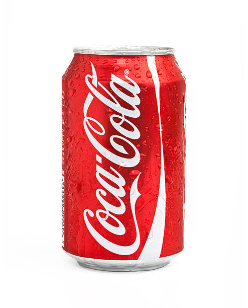 Coke Istanbul, Turkey - March 25, 2011: A can of Coca Cola isolated on white background. can stock pictures, royalty-free photos & images