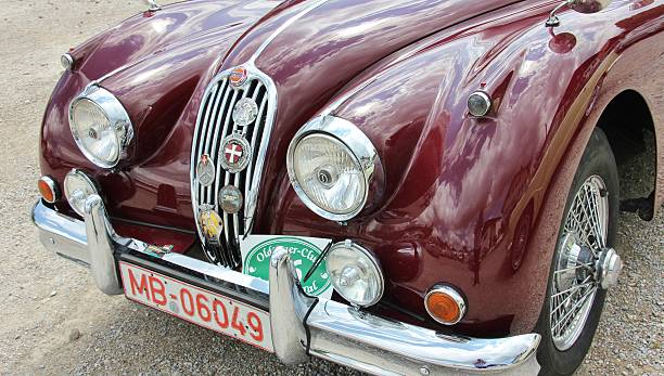 jaguar xk 140 - flugel zdjęcia i obrazy z banku zdjęć