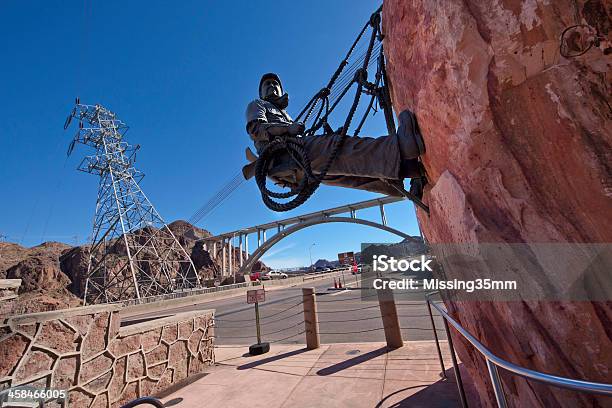 Alta Scaler Monumento Alla Diga Di Hoover - Fotografie stock e altre immagini di Diga di Hoover - Diga di Hoover, Statua, Affioramento