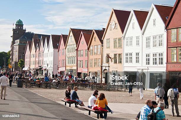 Bergen In Norwegen Stockfoto und mehr Bilder von Anhöhe - Anhöhe, Architektur, Aussicht genießen