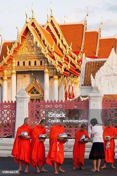 Waiting For Alms Stock Photo - Download Image Now - Alms, Architecture, Bangkok