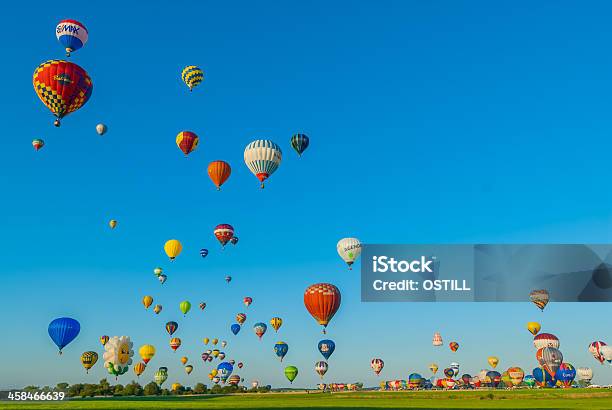 Mondial Hot Air Ballon Reunion In Lorraine France Stock Photo - Download Image Now - Competition, France, Horizontal