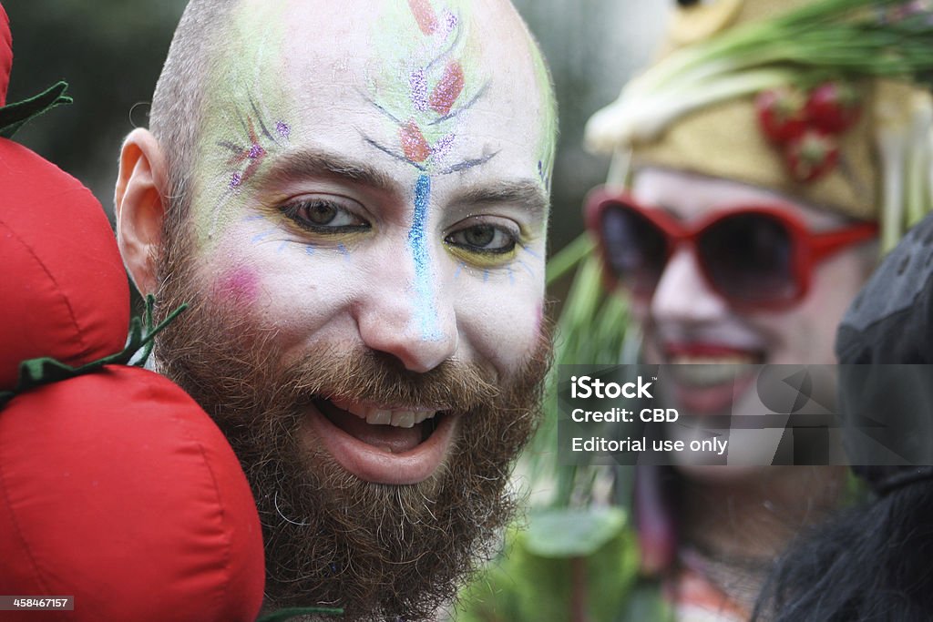 Tribe Mann - Lizenzfrei Bemaltes Gesicht Stock-Foto