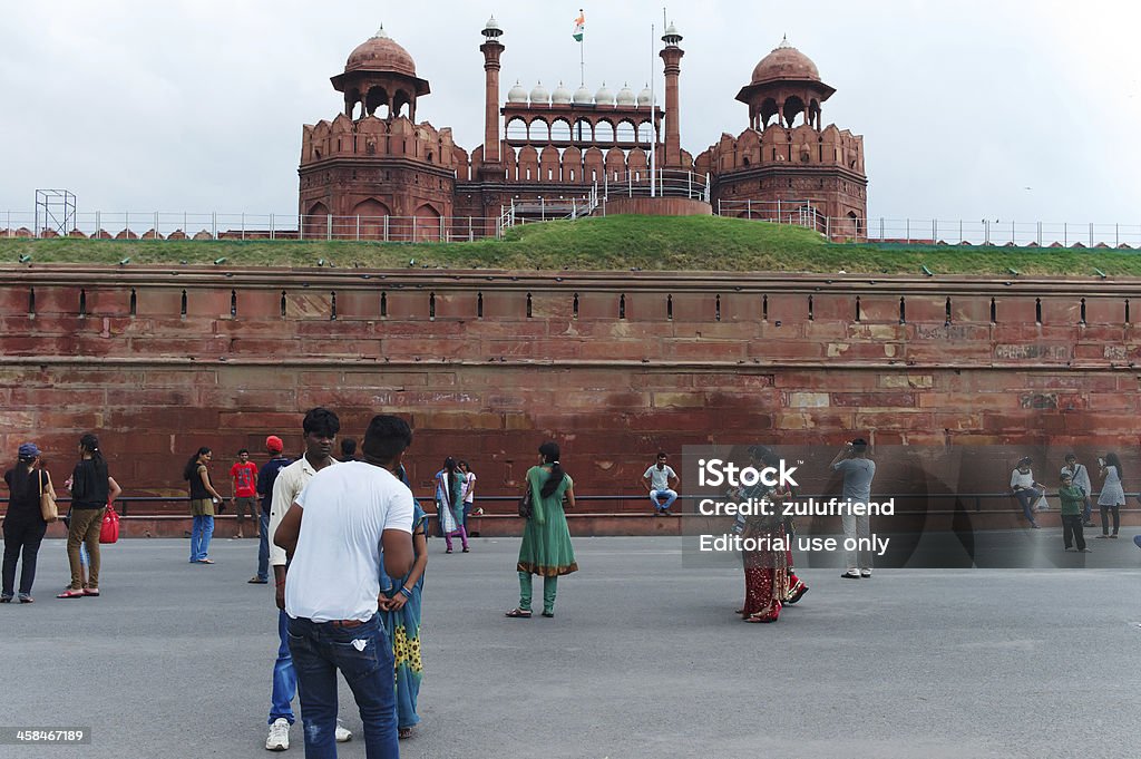 Personnes dans le Fort rouge - Photo de Capitales internationales libre de droits