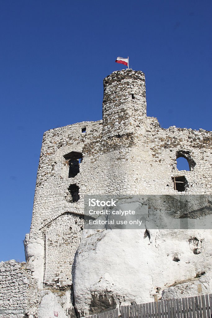 Castelo de pedra na Polónia - Royalty-free Abandonado Foto de stock