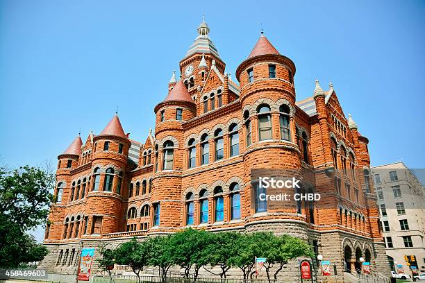 Museu Antigo Vermelho - Fotografias de stock e mais imagens de Centro da Cidade - Centro da Cidade, Dallas, Edifício Histórico