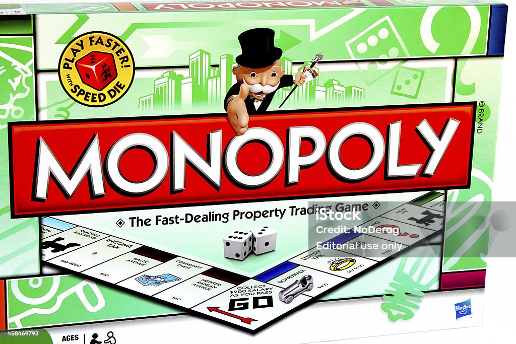 Monopoly-Board game 게임 - 로열티 프리 Monopoly 스톡 사진