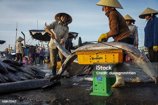 Local Woman Are Working At Port In Southern Viet Nam Stock Photo - Download Image Now