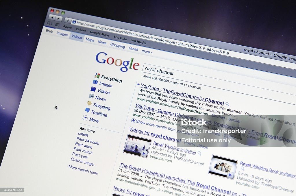 ロイヤルチャンネル google.com の検索エンジンの結果 - 2011年のロイヤリティフリーストックフォト