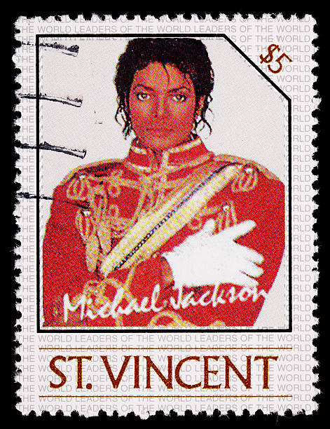 Michael Jackson 切手シート St. Vincent St Vincent Michael Jackson Postage Stamp Stock Photo - Download