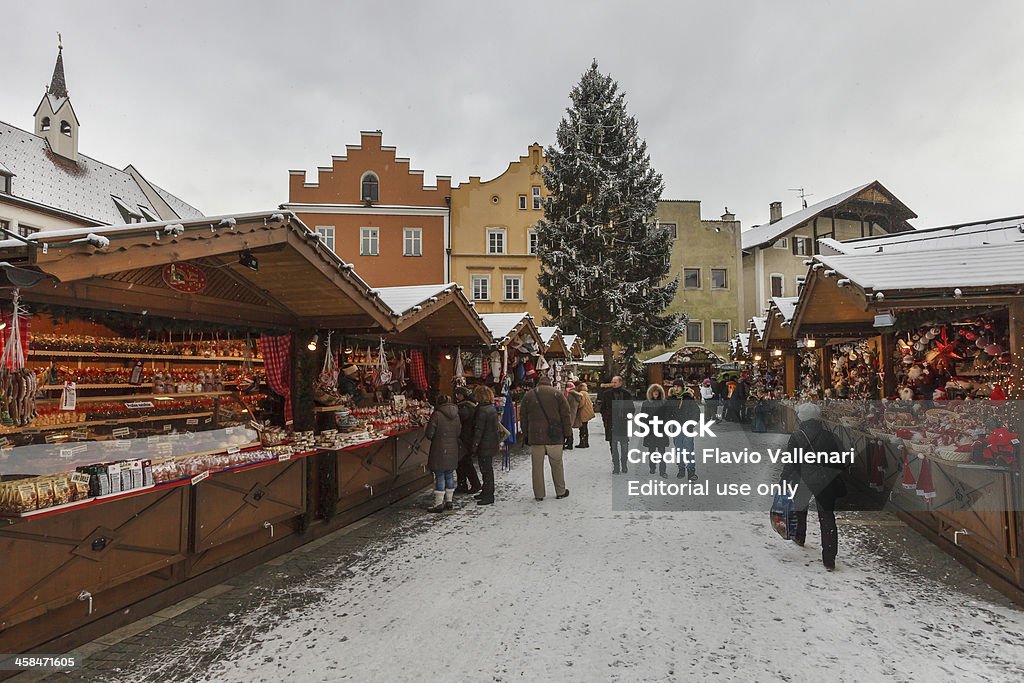 Weihnachtsmarkt in Vipiteno, Italien - Lizenzfrei Altstadt Stock-Foto