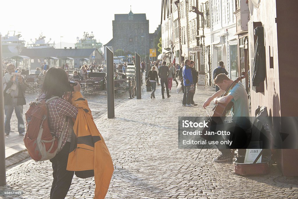 Bergen in Norwegen - Lizenzfrei Architektur Stock-Foto