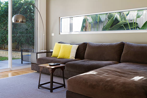 istock Contemporary living room with sofa interior 458472065