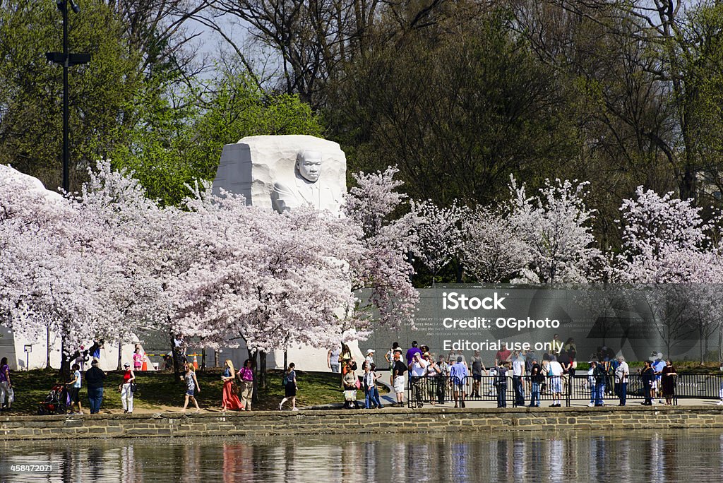 Martin Luther King, Jr.  Memorial in primavera - Foto stock royalty-free di Martin Luther King