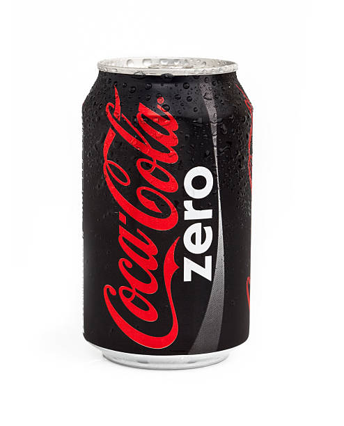 Coca Cola Zero Istanbul, Turkey - March 25, 2011: A can of Coca Cola zero isolated on white background. coke zero photos stock pictures, royalty-free photos & images