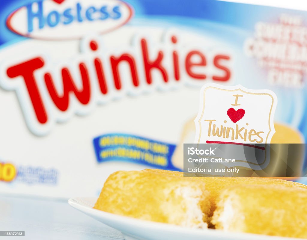 Adoro Hostess Twinkies. - Foto stock royalty-free di Dolce