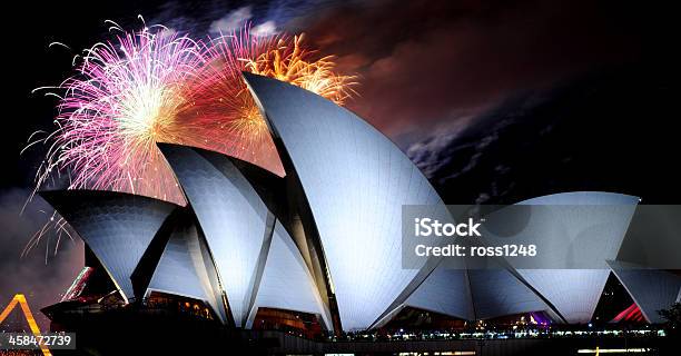 Sydney New Years Eve Stock Photo - Download Image Now - Sydney Opera House, New Year's Eve, Sydney