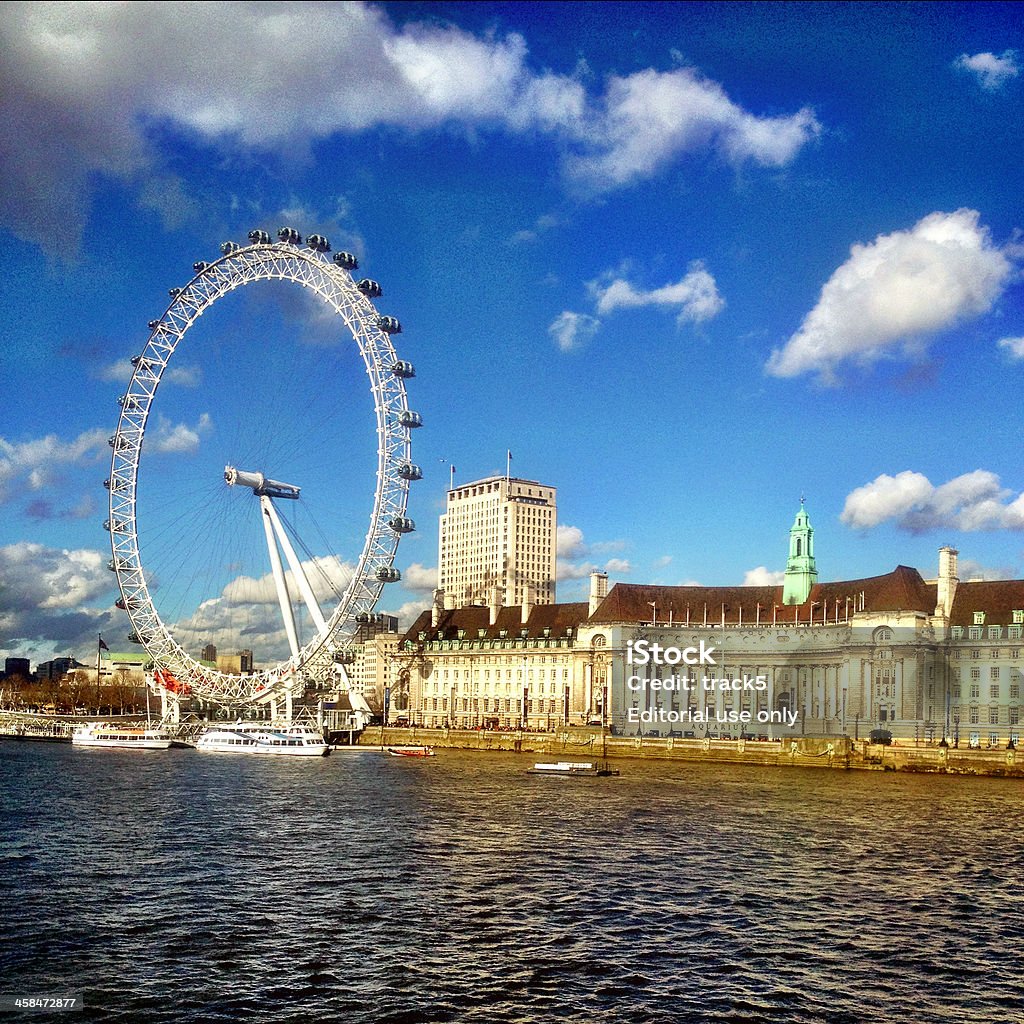 London Eye e Condado de - Royalty-free Ao Ar Livre Foto de stock